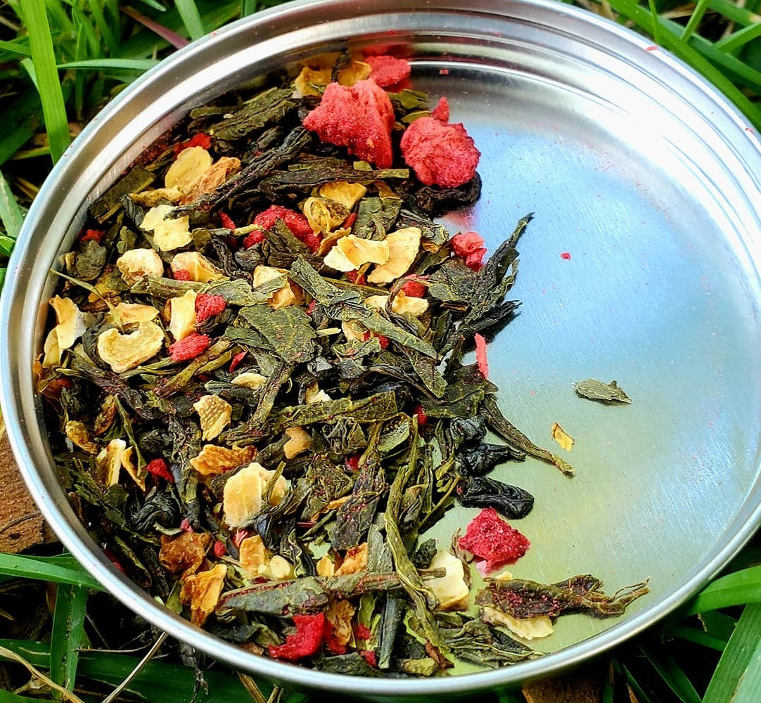 Strawberry Lime Green Tea