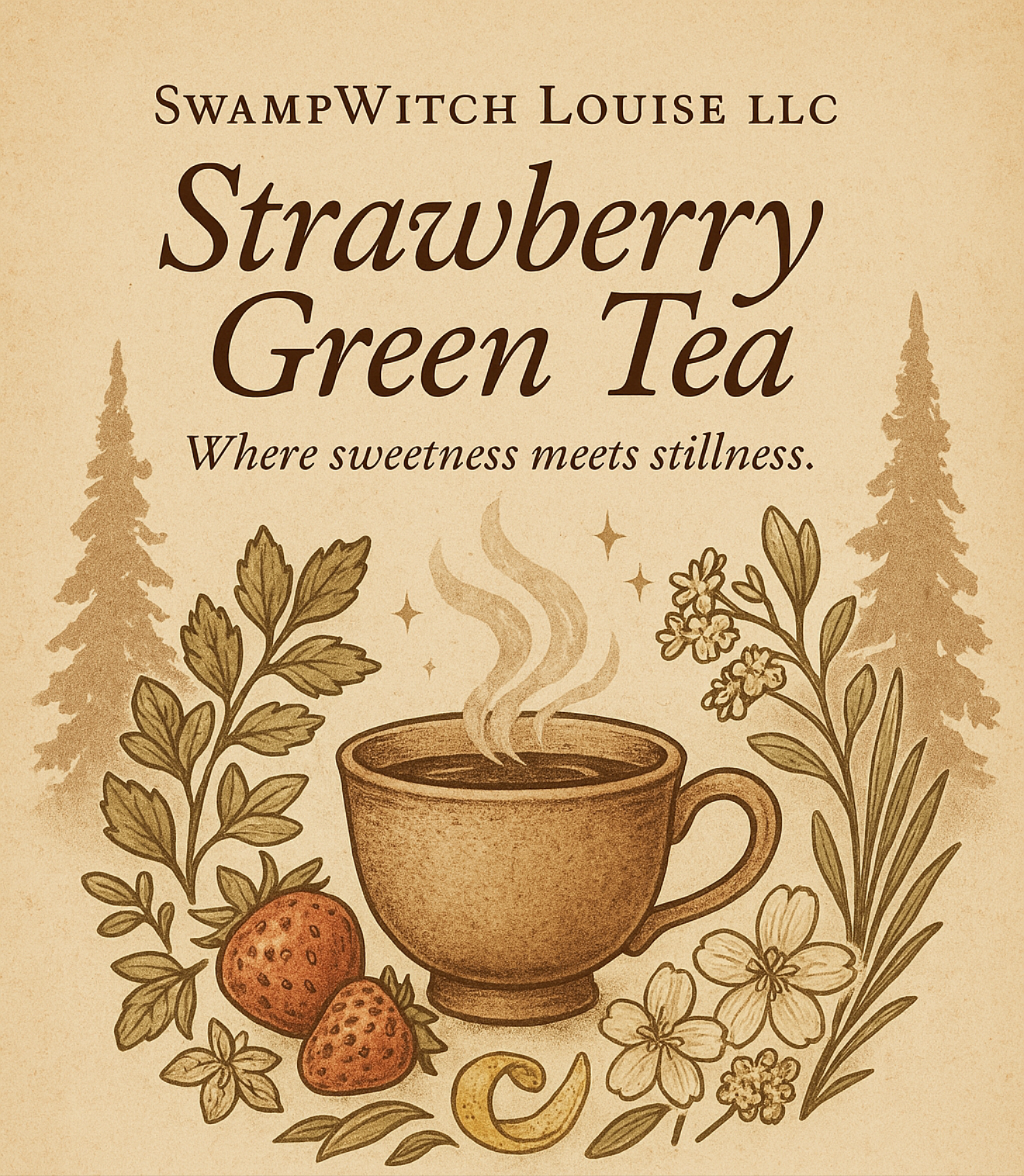 Strawberry Green Tea