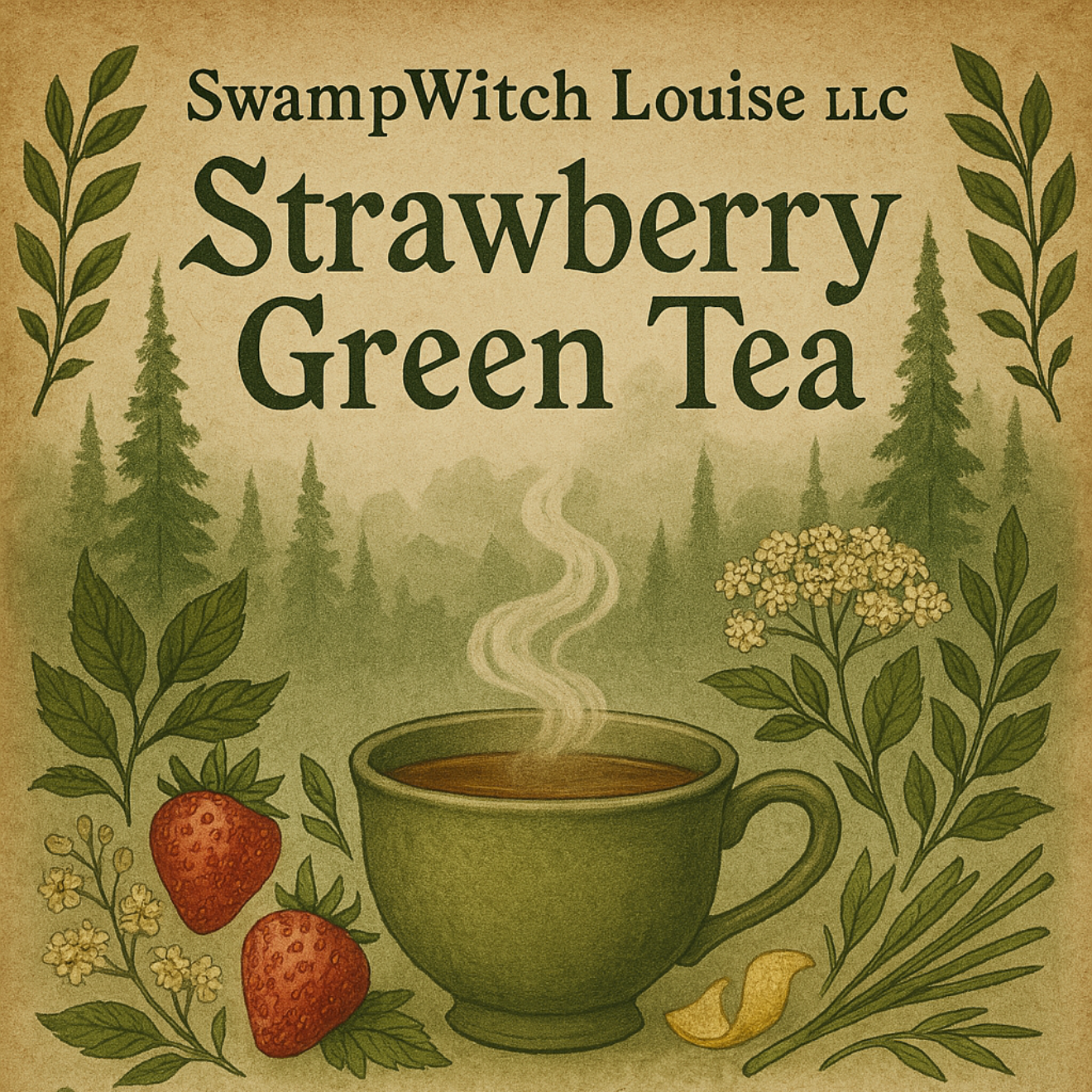 Strawberry Green Tea