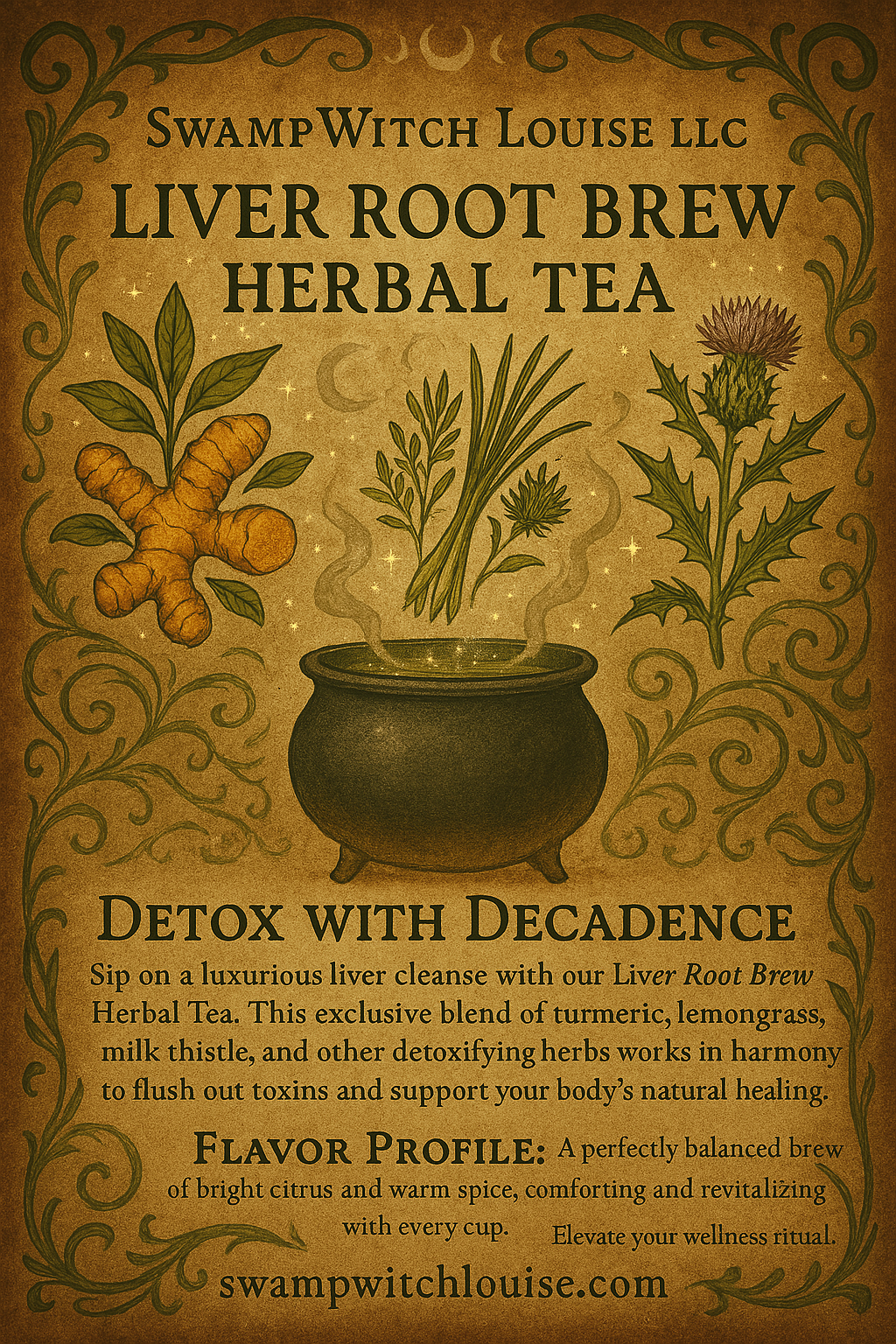 Liver Root Brew Herbal Tea