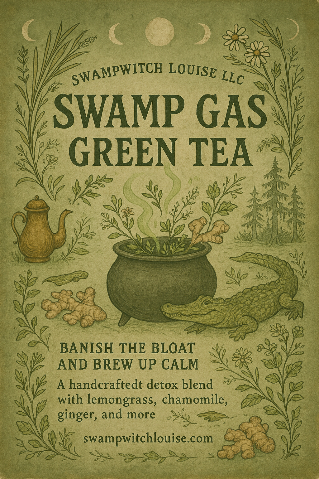 Swamp Gas Green Tea