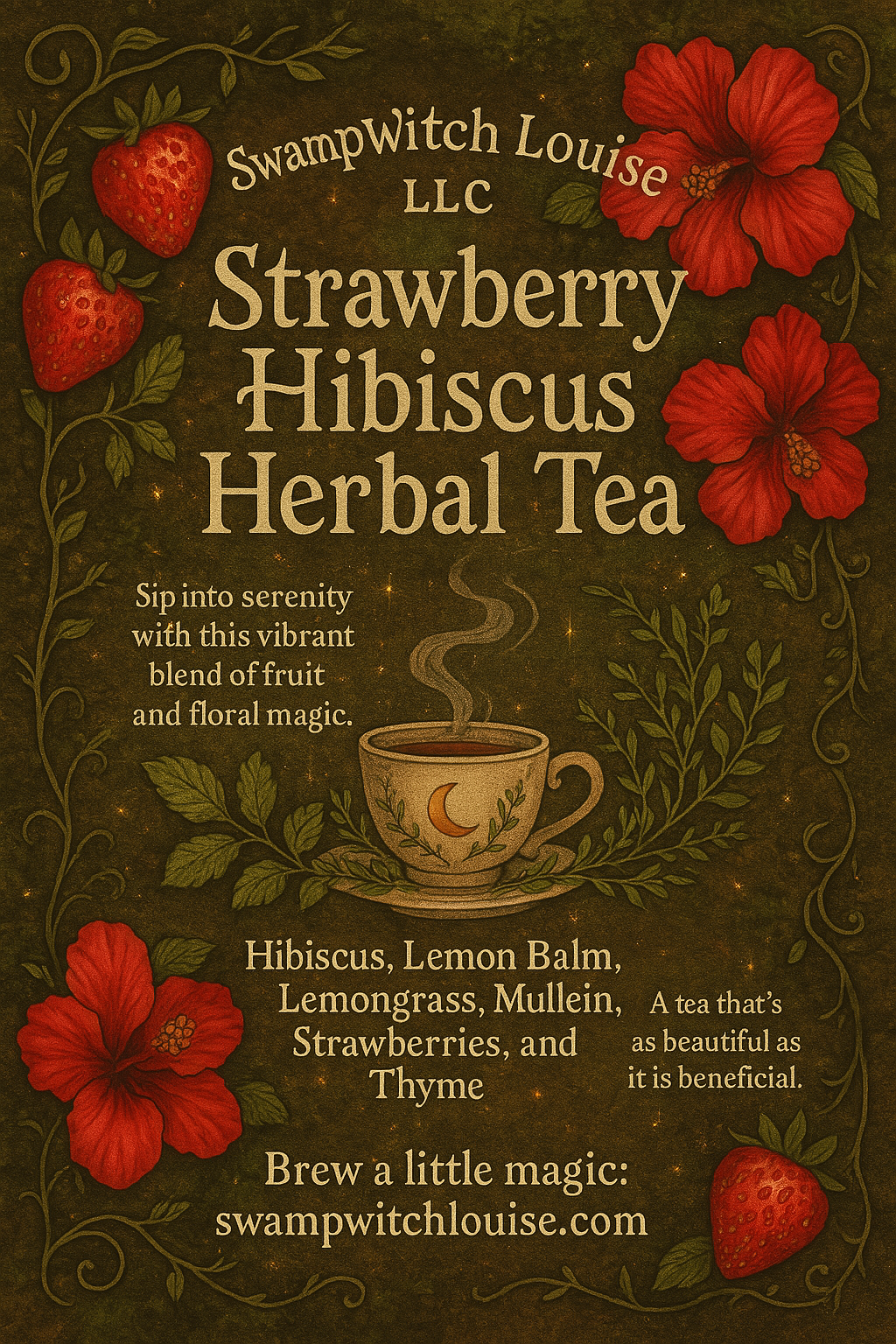Strawberry Hibiscus Herbal Tea