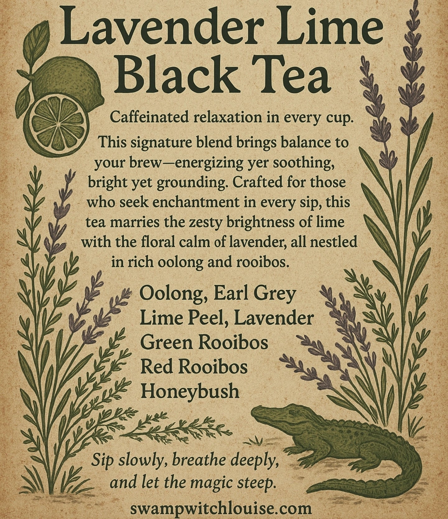Lavender Lime Black Tea