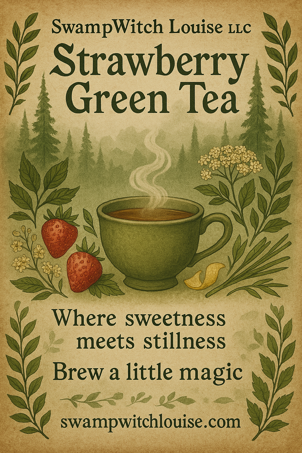 Strawberry Green Tea