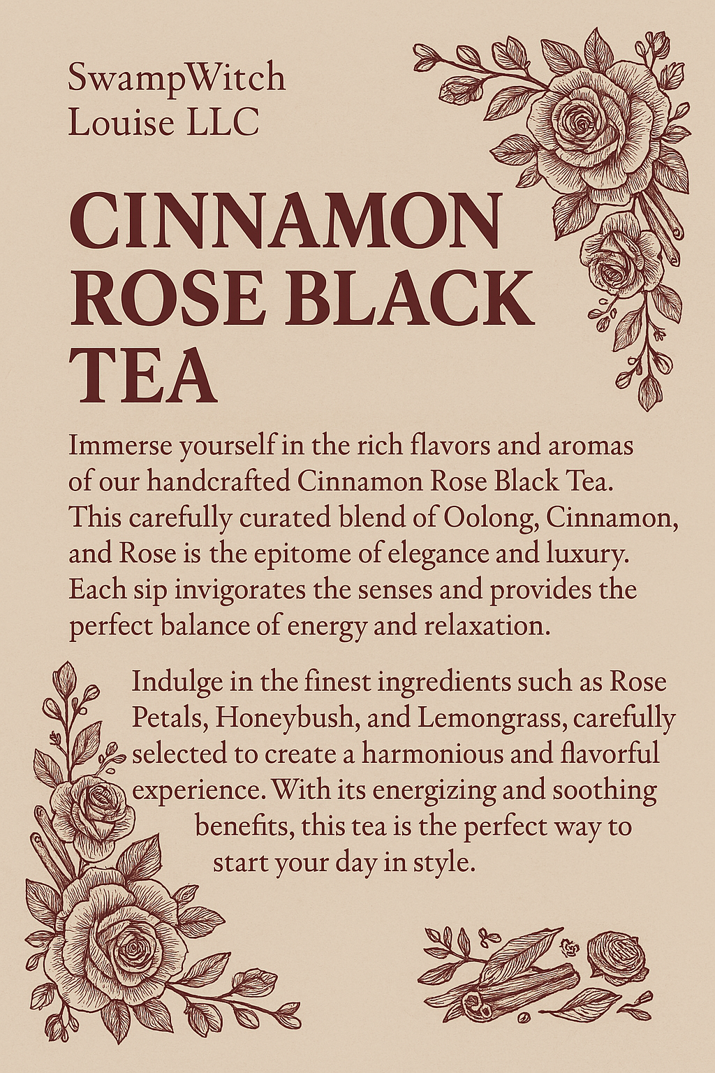 Cinnamon Rose Black Tea
