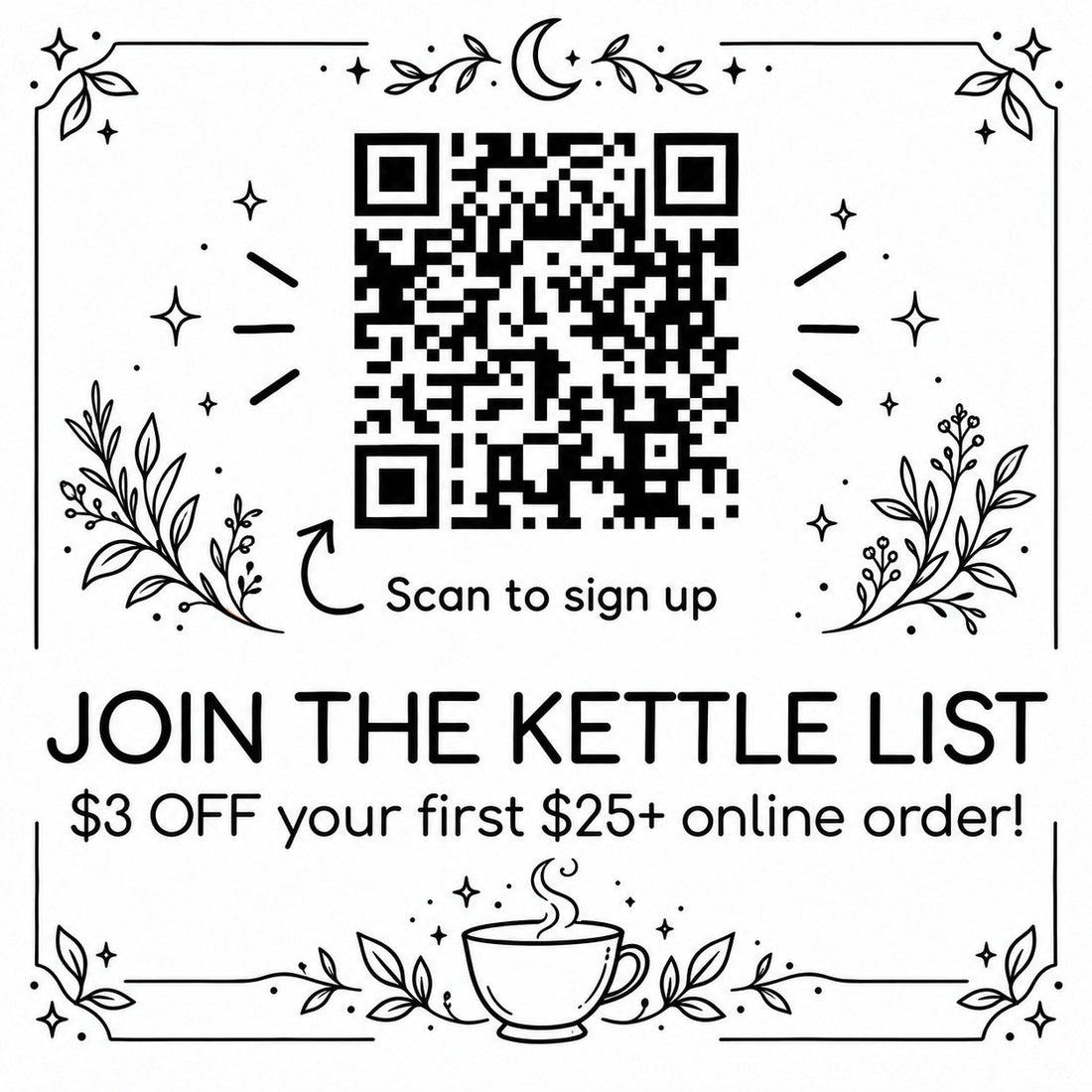 JOIN THE KETTLE LIST