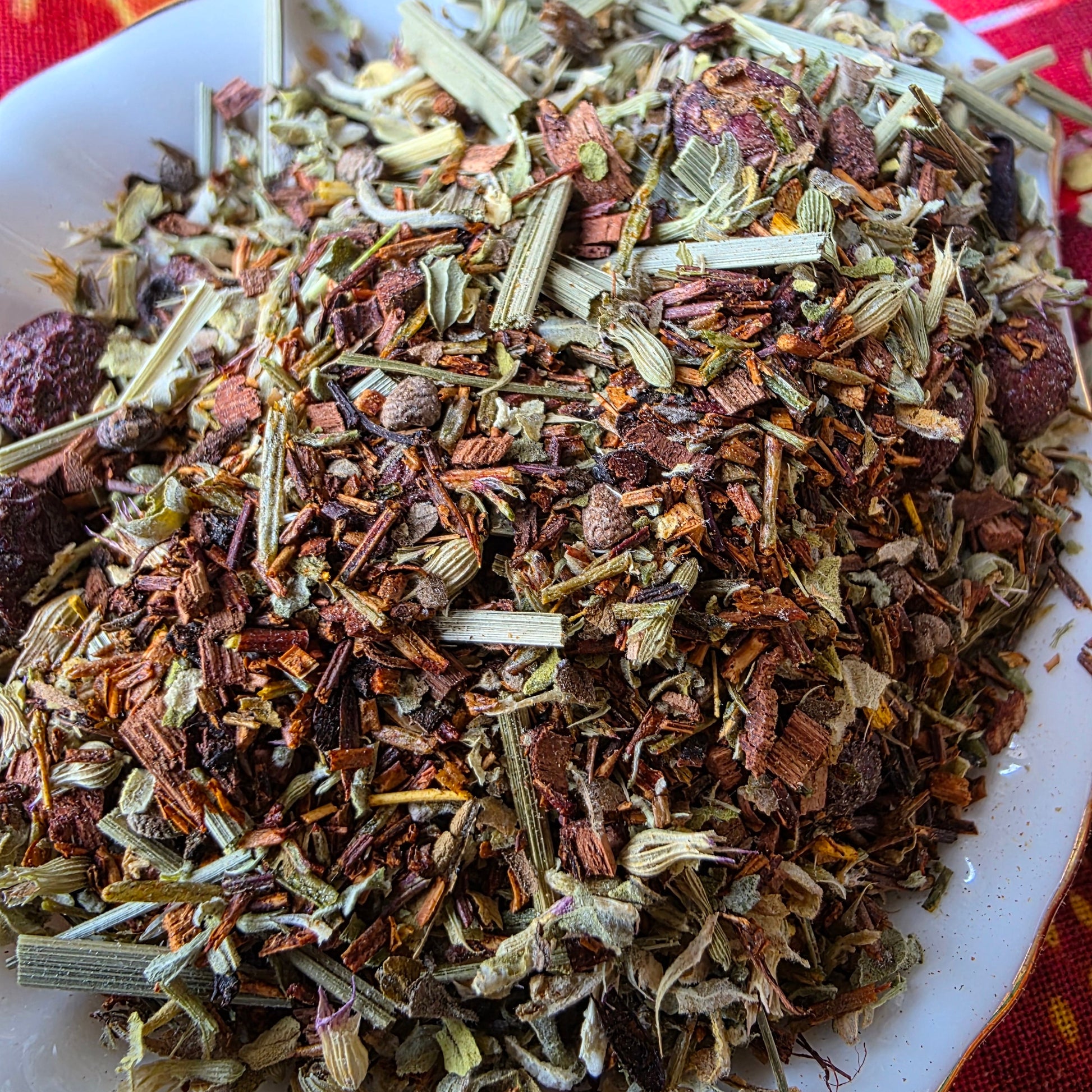 bookworm tea, herbal tea blend, catnip