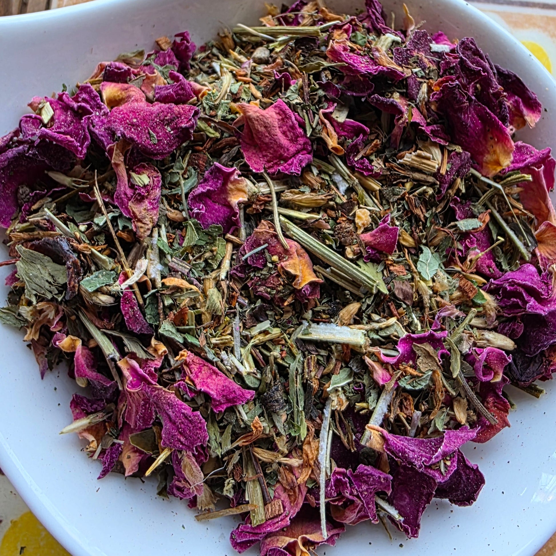 Rose and citrus herbal tea