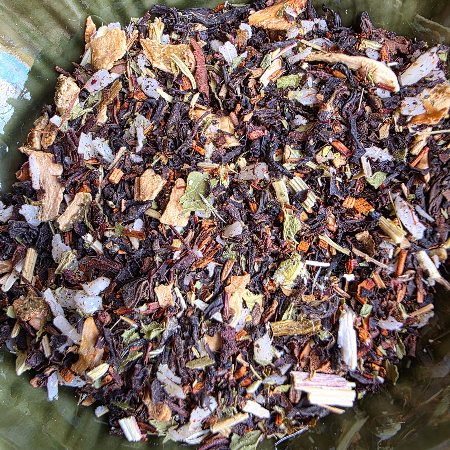 Coconut Lime Black Tea with Irish Breakfast and Darjeeling