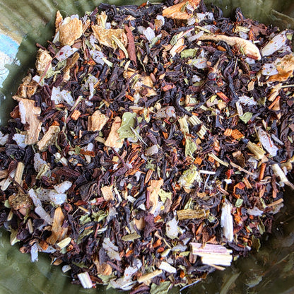 Coconut Lime Black Tea with Irish Breakfast and Darjeeling