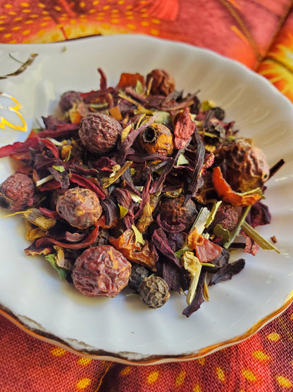Crimson Comfort Herbal Tea