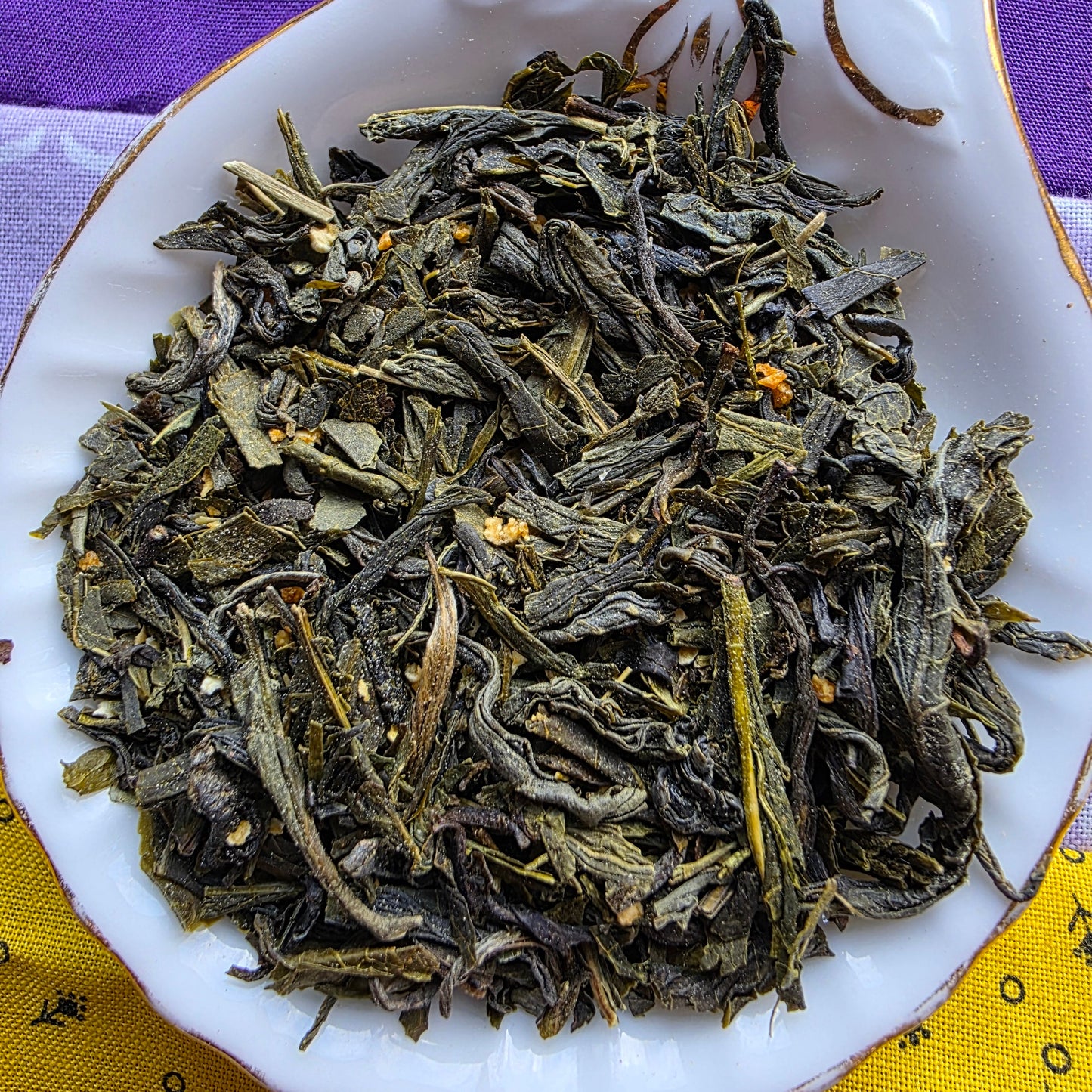 Bancha and orange peel green tea