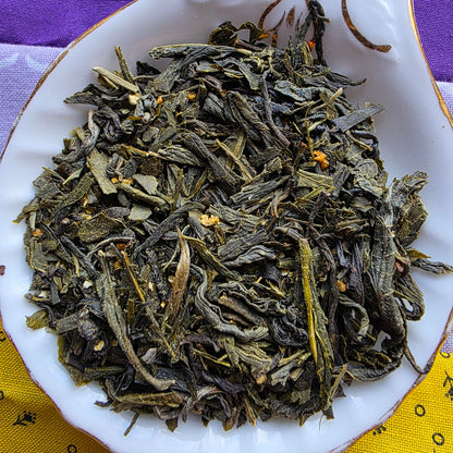 Bancha and orange peel green tea