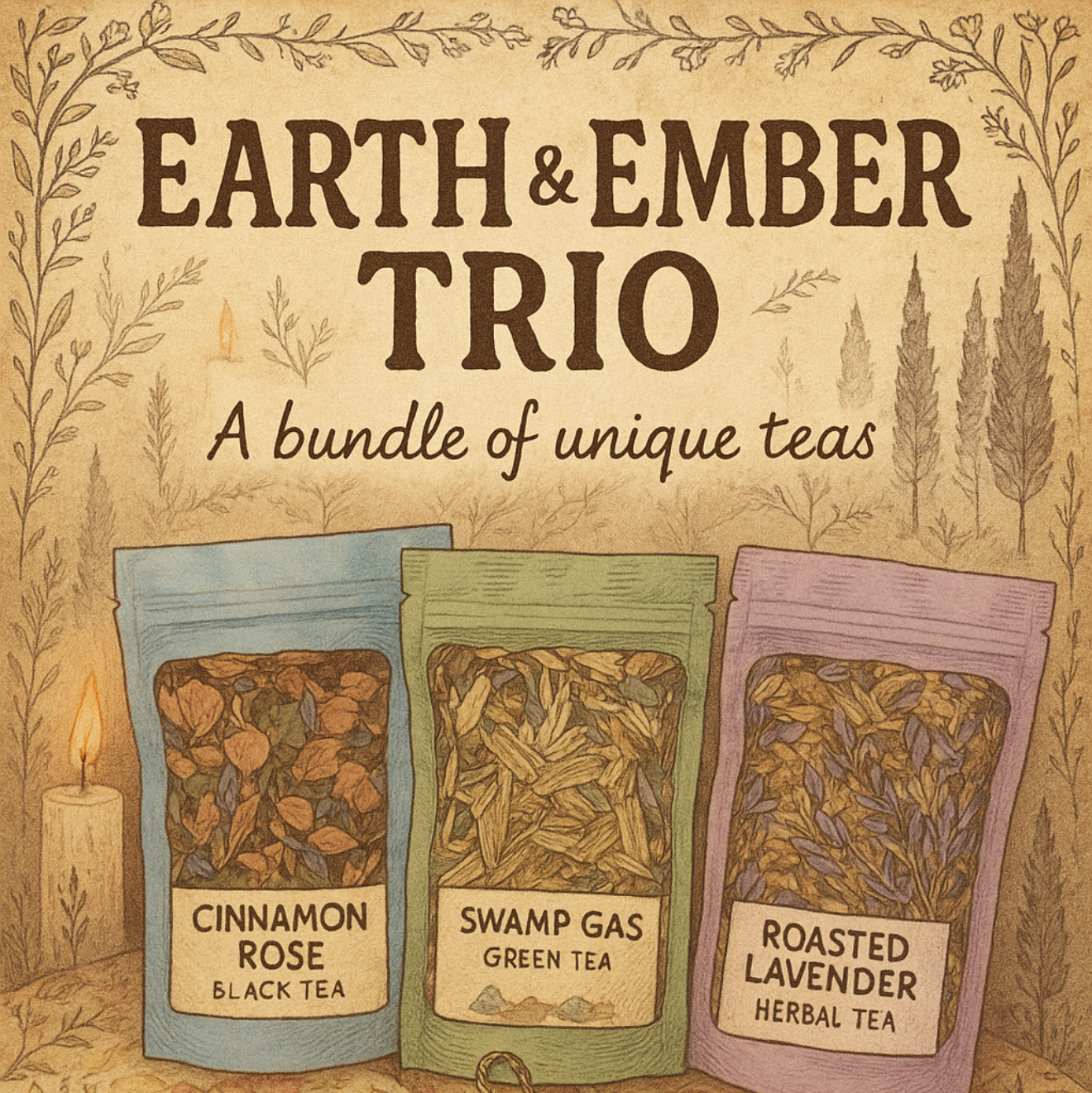 Earth & Ember Trio Tea Bundle