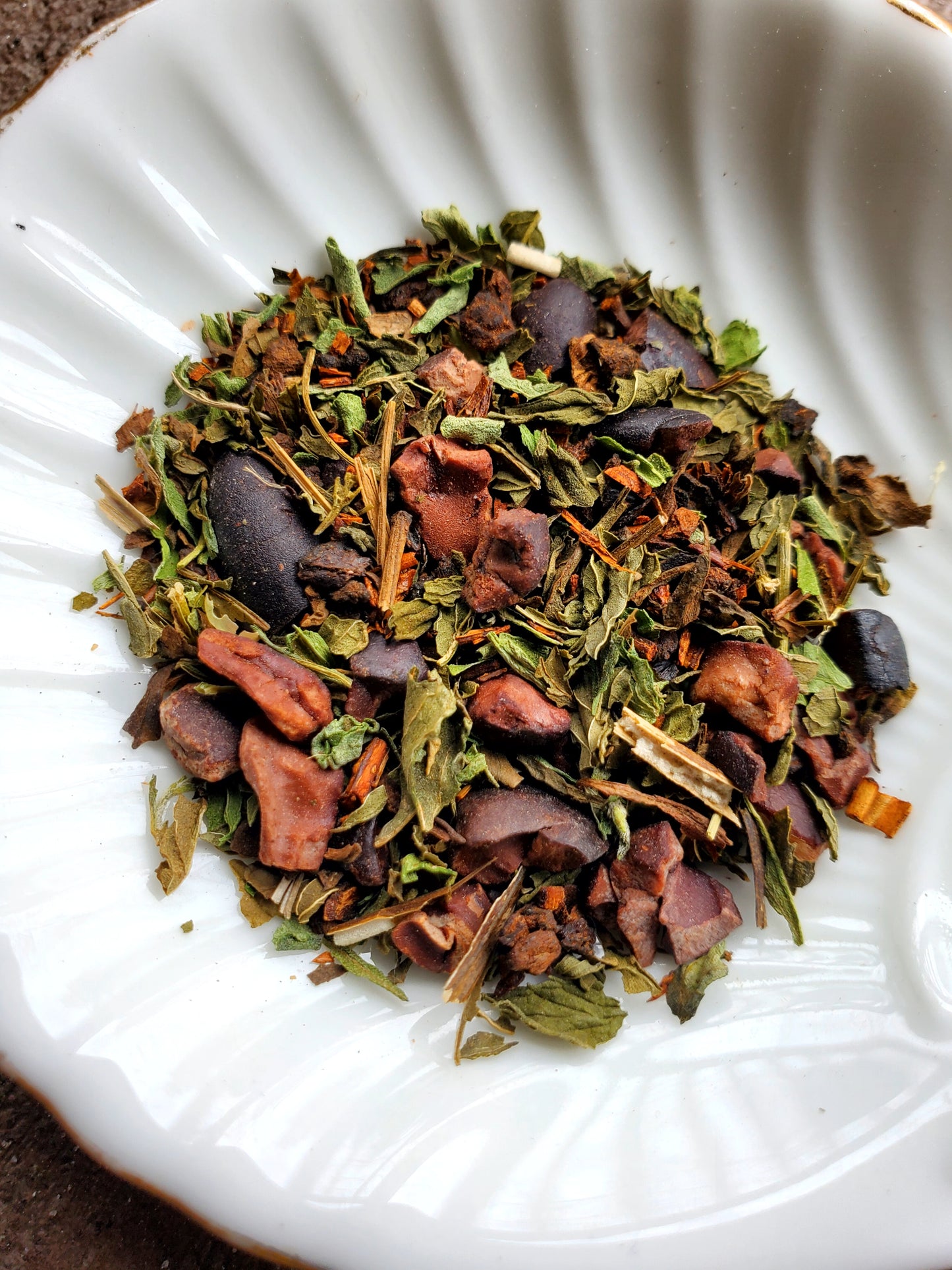 Dark Chocolate Mint Herbal Tea