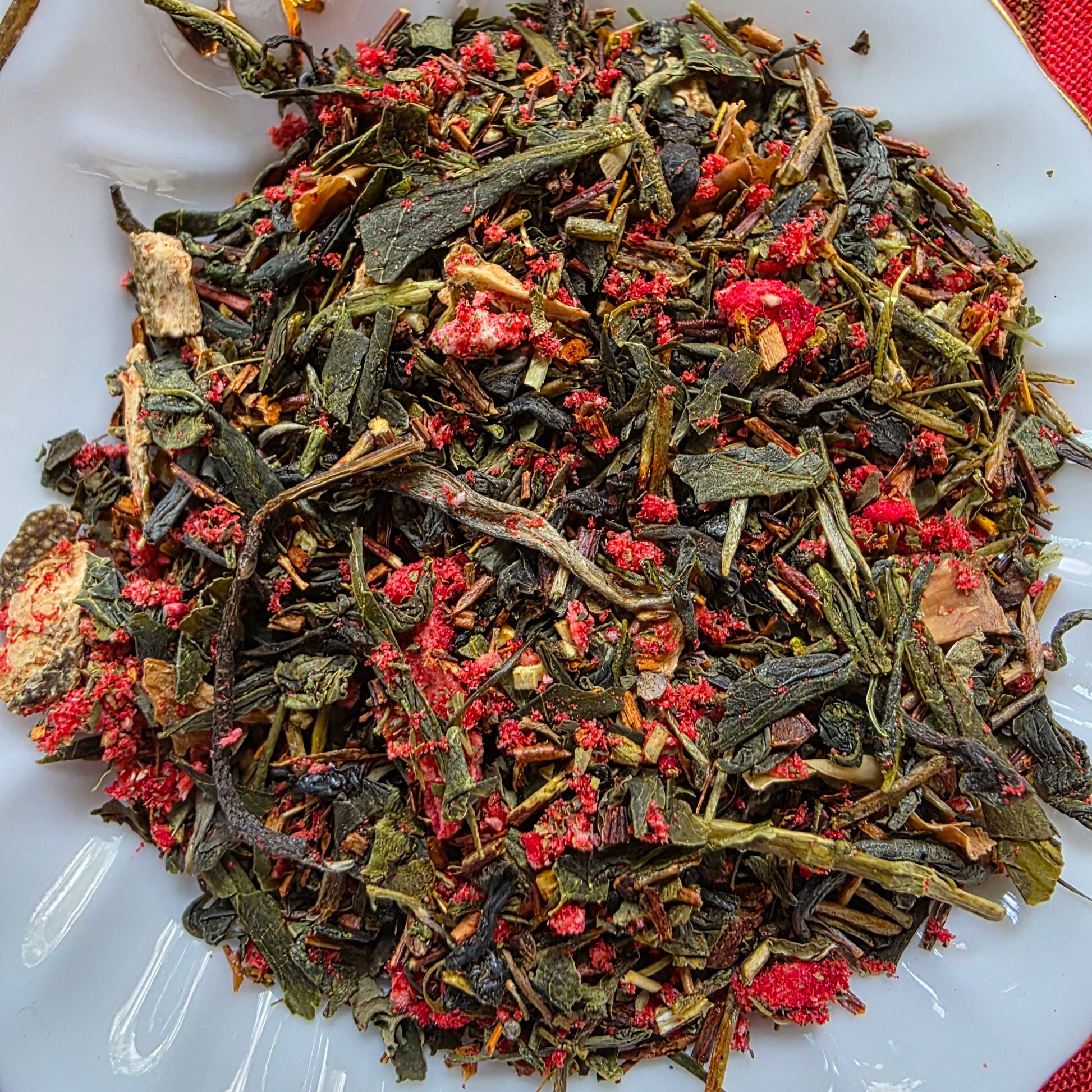 Strawberry Lime Green Tea