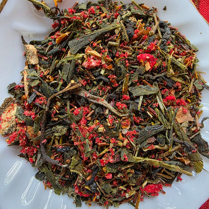 Strawberry Lime Green Tea