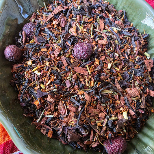 tea for booklovers, red rooibos black tea