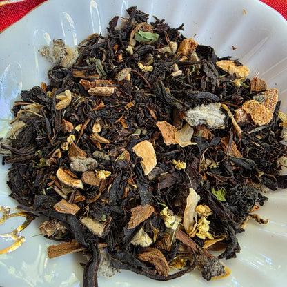 Lapsang Souchong, Irish Breakfast, Spearmint, Cinnamon